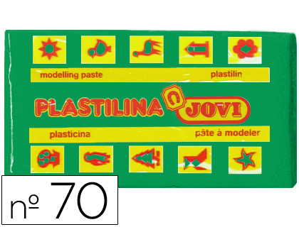 Plastilina jovi 70 verde claro unidad tamaño pequeño