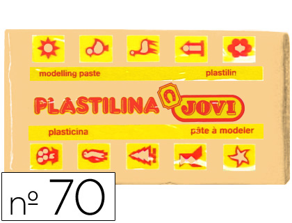 Plastilina jovi 70 carne unidad tamaño pequeño