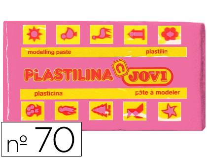 Plastilina jovi 70 rosa unidad tamaño pequeño