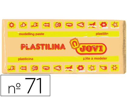 Plastilina jovi 71 carne unidad tamaño mediano