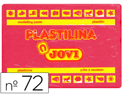 Plastilina jovi 72 rubi unidad tamaño grande