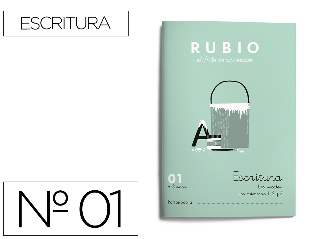 Cuaderno rubio caligrafia nº 01
