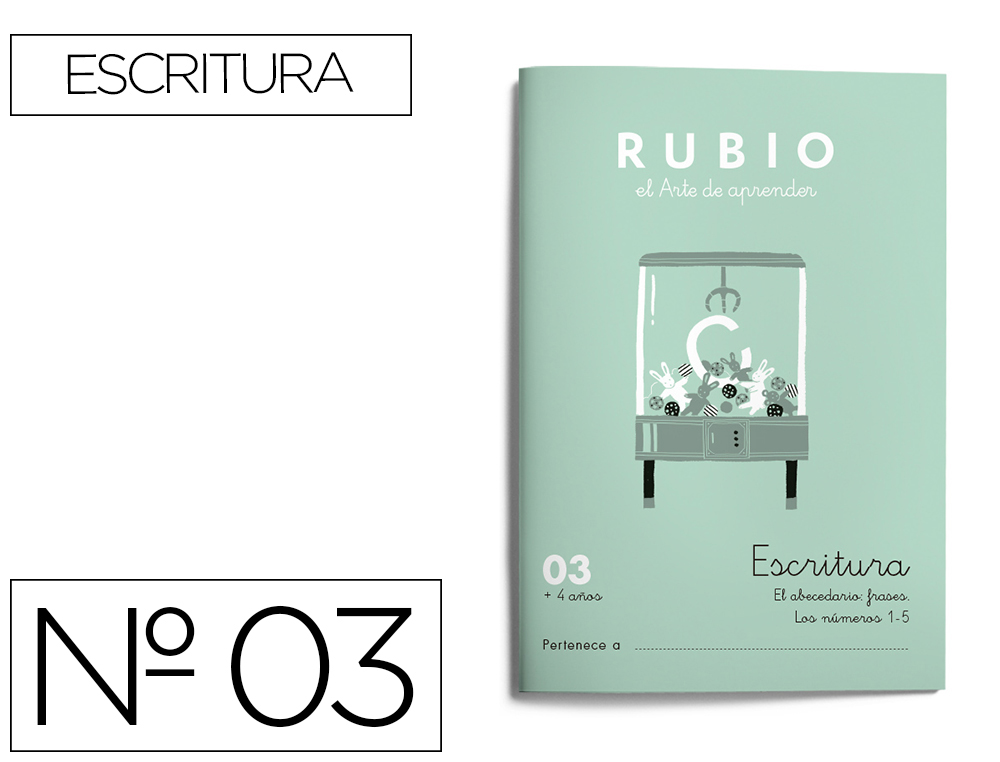 Cuaderno rubio caligrafia nº 03