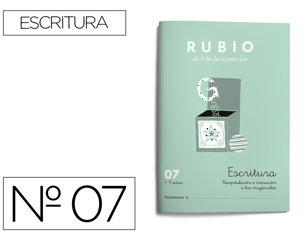 Cuaderno rubio caligrafia nº 07