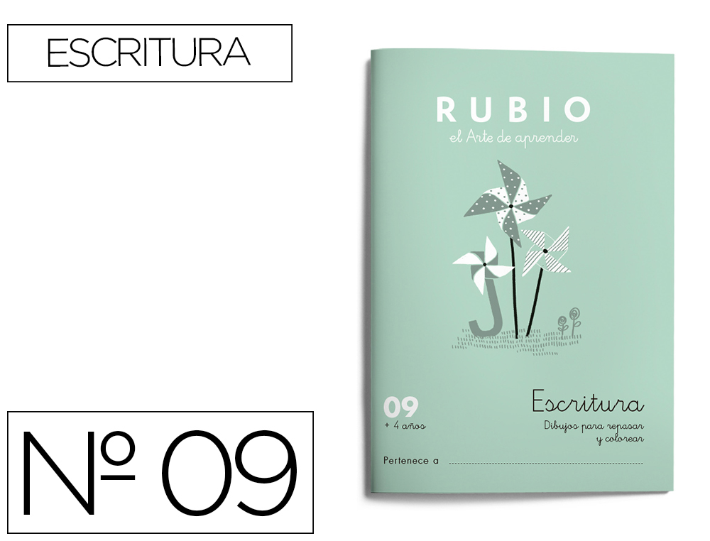 Cuaderno rubio caligrafia nº 09