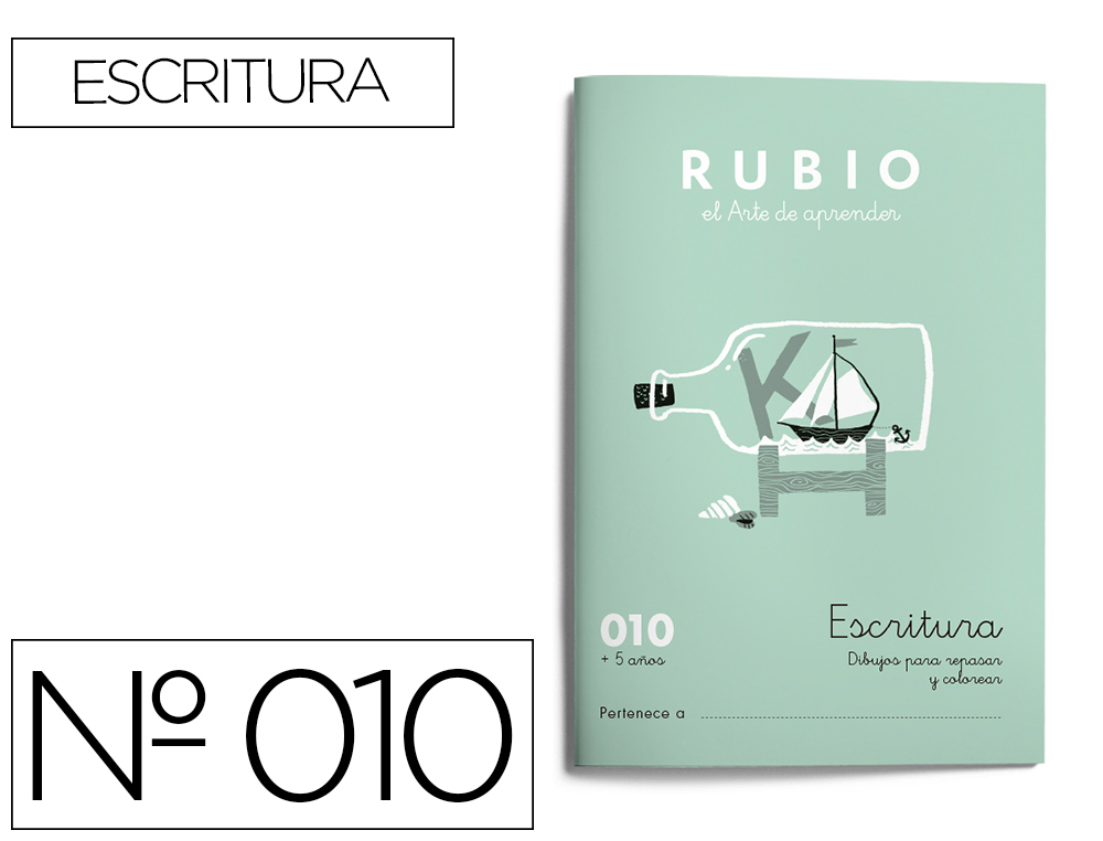 Cuaderno rubio caligrafia nº 010