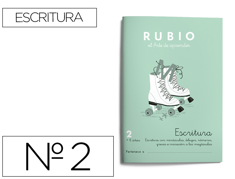 Cuaderno rubio caligrafia nº 2