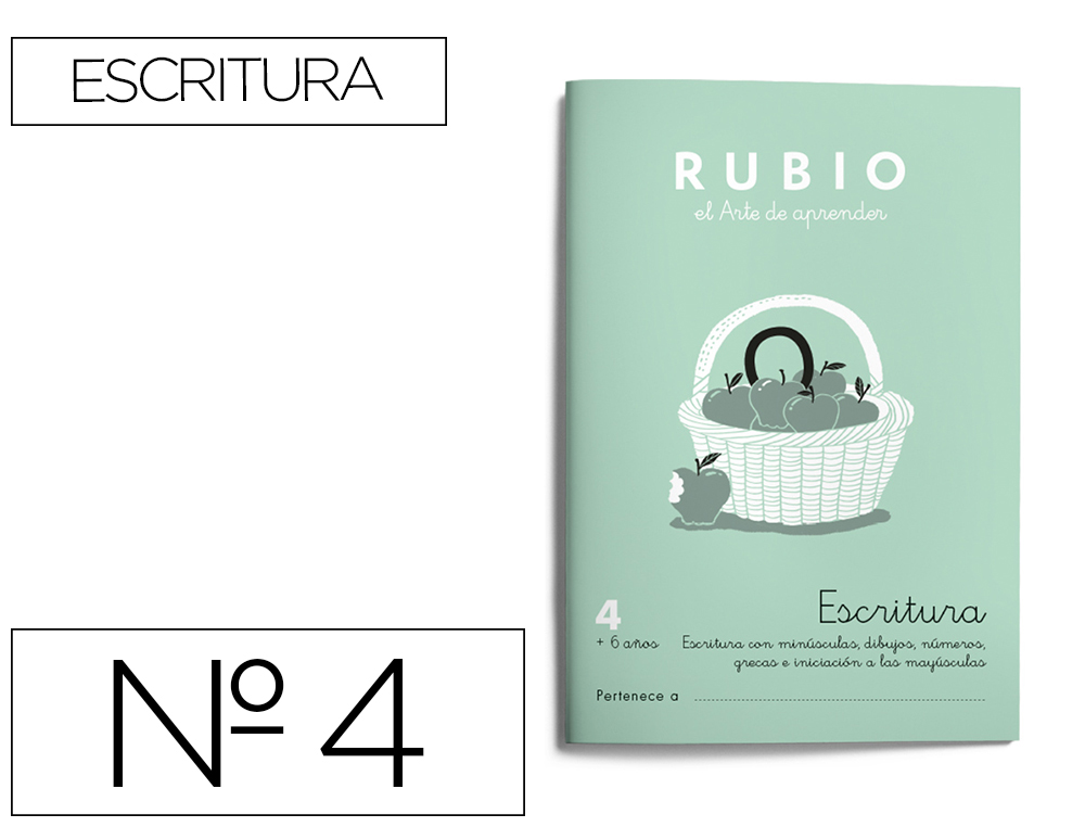 Cuaderno rubio caligrafia nº 4
