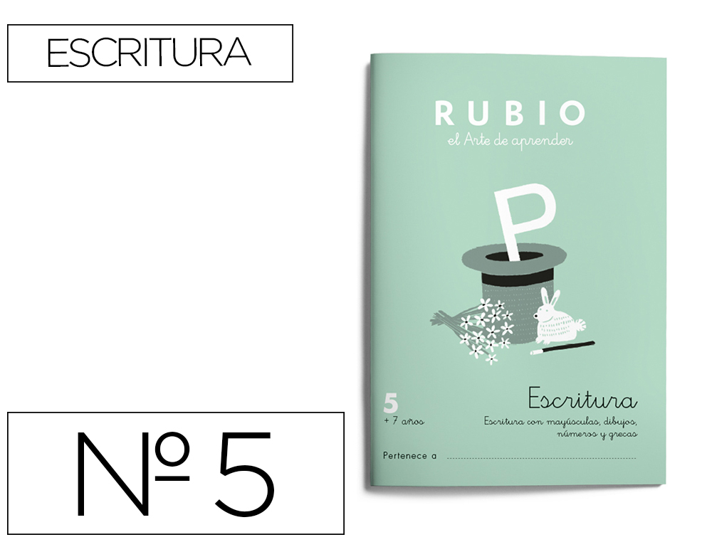 Cuaderno rubio caligrafia nº 5