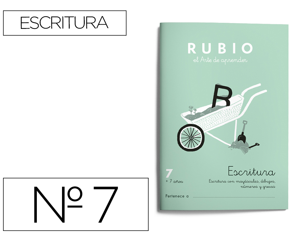 Cuaderno rubio caligrafia nº 7