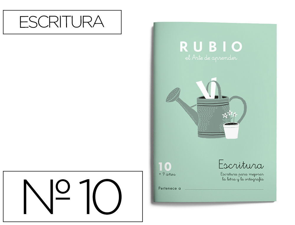 Cuaderno rubio caligrafia nº 10