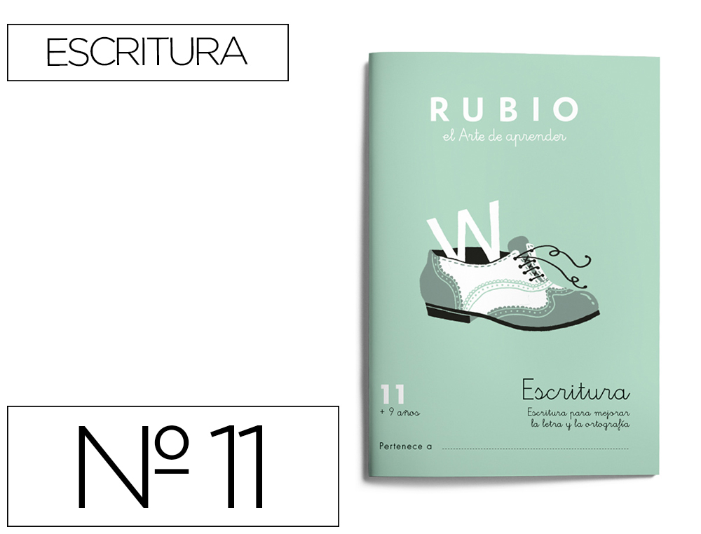 Cuaderno rubio caligrafia nº 11