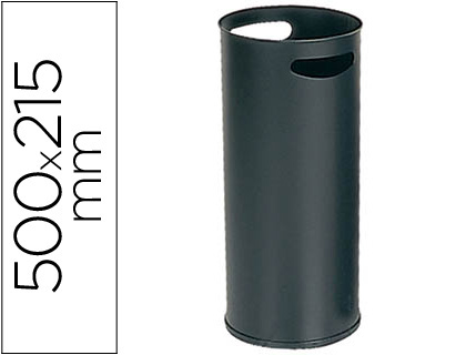 Paraguero metalico 306 negro 50x21,5 cm