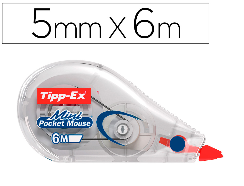 Corrector tipp-ex cinta mini mouse 5 mm x 6 mt