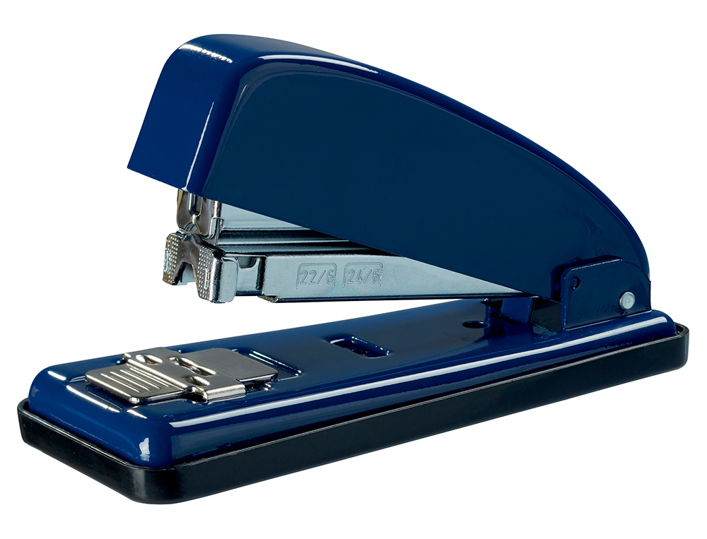 Grapadora petrus 226 azul capacidad 30 hojas