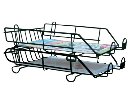 Bandeja sobremesa metalica 219 negra 340x240 mm