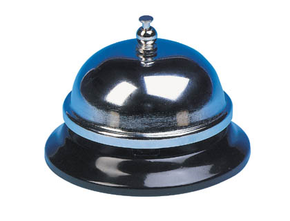 Timbre recepcion q-connect metalico 85x55 mm