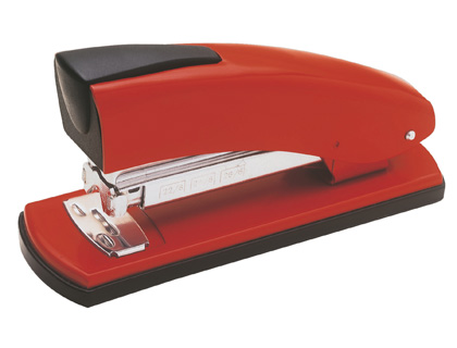 Grapadora petrus 2001p color rojo capacidad 20 hojas