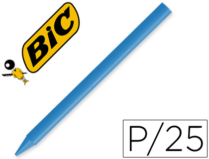 Lapices plastidecor unicolor azul claro-29 caja con 25 lapices