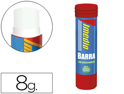 Pegamento imedio en barra 8 gr unidad