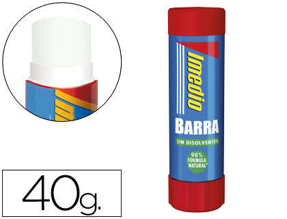 Pegamento imedio en barra 40 gr unidad