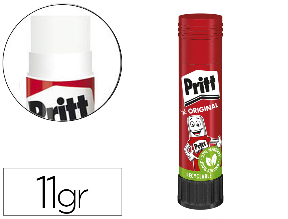 Pegamento pritt en barra 11 gr unidad