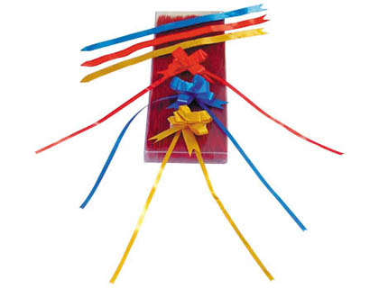 Cinta para hacer lazos oro 13 mm automatico unidad