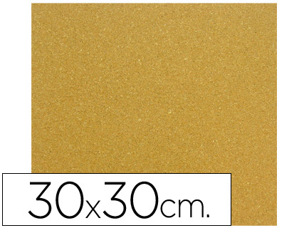 Corcho 30x30 cm grosor 4 mm unidad