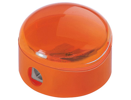 Sacapuntas m+r top uno 351 metalico redondo 1 uso con deposito