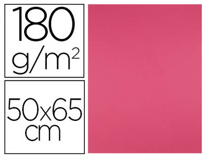 Cartulina liderpapel 50x65 cm 180g/m2 fucsia