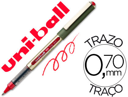 Rotulador uni-ball roller ub-157e rojo 0,7 mm unidad