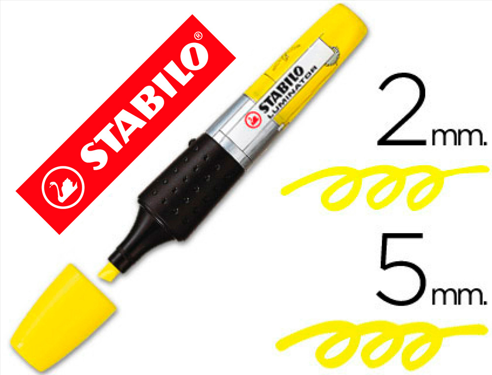 Rotulador stabilo boss luminator amarillo tinta luquida