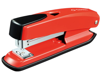Grapadora q-connect kf02152 plastico abs roja capacidad 20 hojas