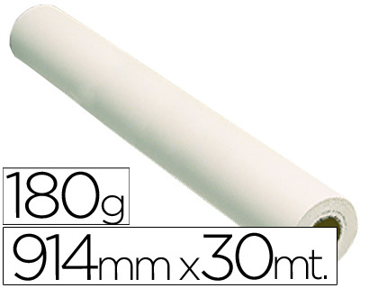 Papel reprografia fotografico 180 gr para plotter papel fotografico blanco mate 914x30 mt 2880 dpi