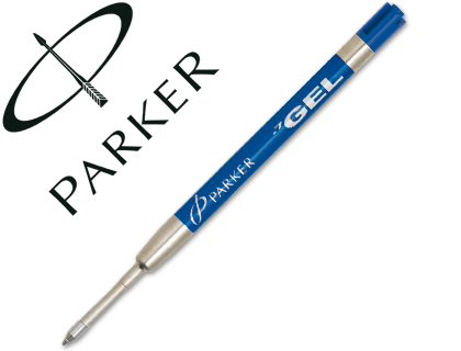 Recambio boligrafo gel parker azul