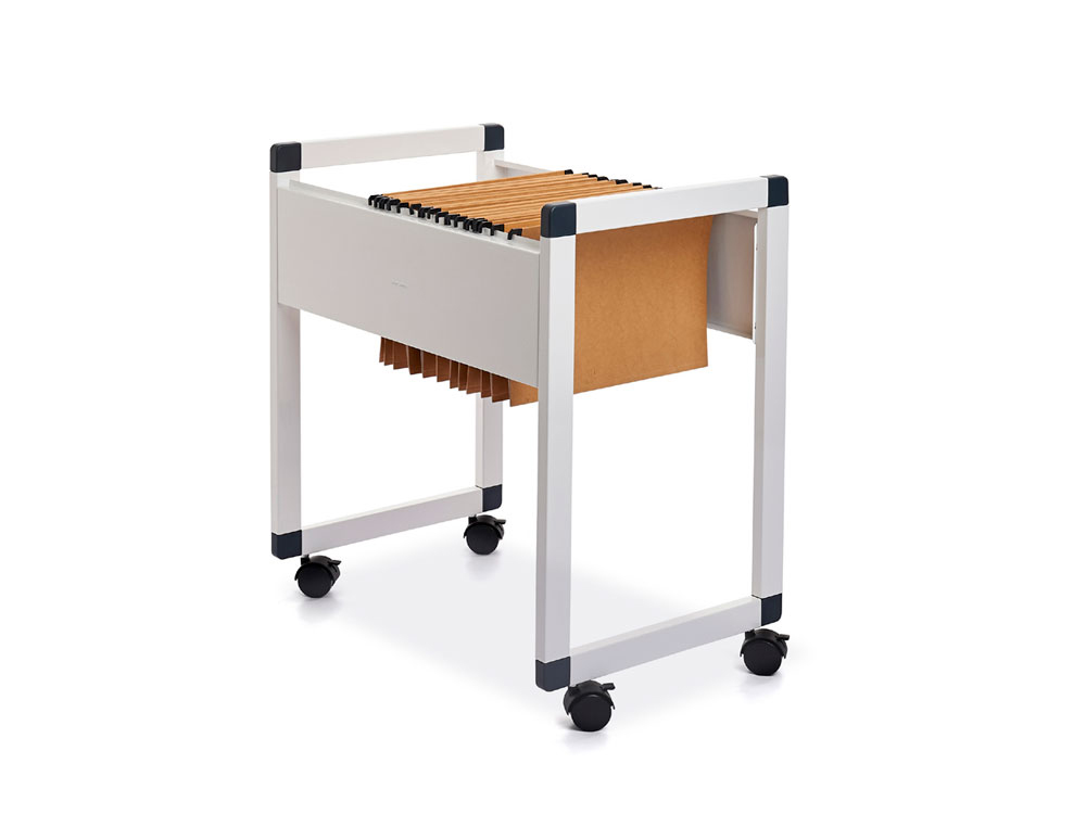 Carrito para carpetas colgantes rocada folio extensible