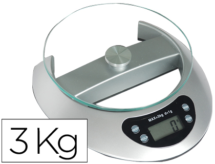 Pesacartas oficina q-connect electronico 3000 gr