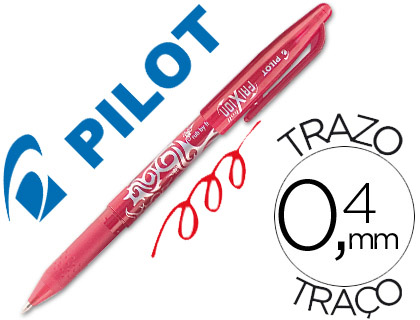 Boligrafo pilot frixion borrable rojo