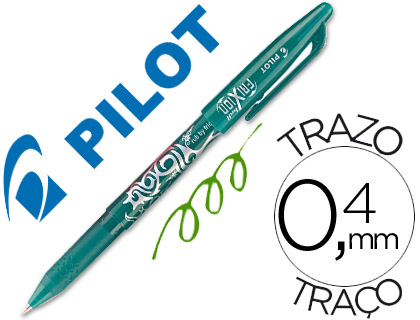 Boligrafo pilot frixion borrable verde