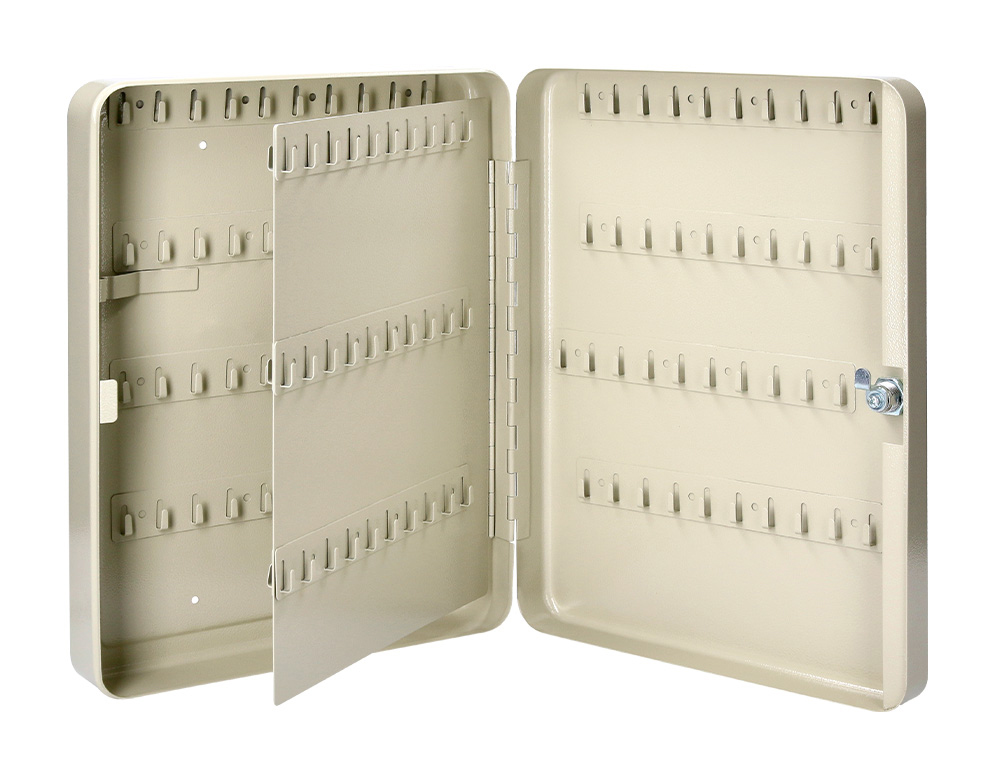 Armario metalico portallaves q-connect 370x280x80 mm para 140 llaves