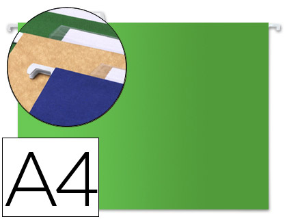 Carpeta colgante liderpapel a4 verde