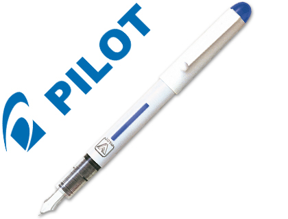Pluma pilot v pen blanco desechable azul svpn-4wl