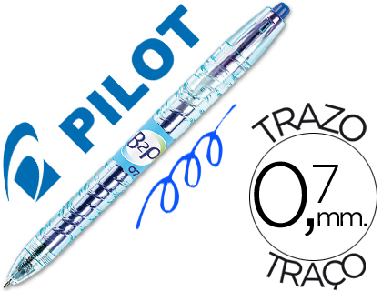 Boligrafo pilot gel b2p azul