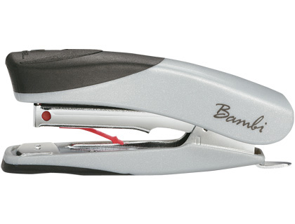Grapadora rexel bambi colores opacos capacidad de 10 hojas con caja de grapas nº 25