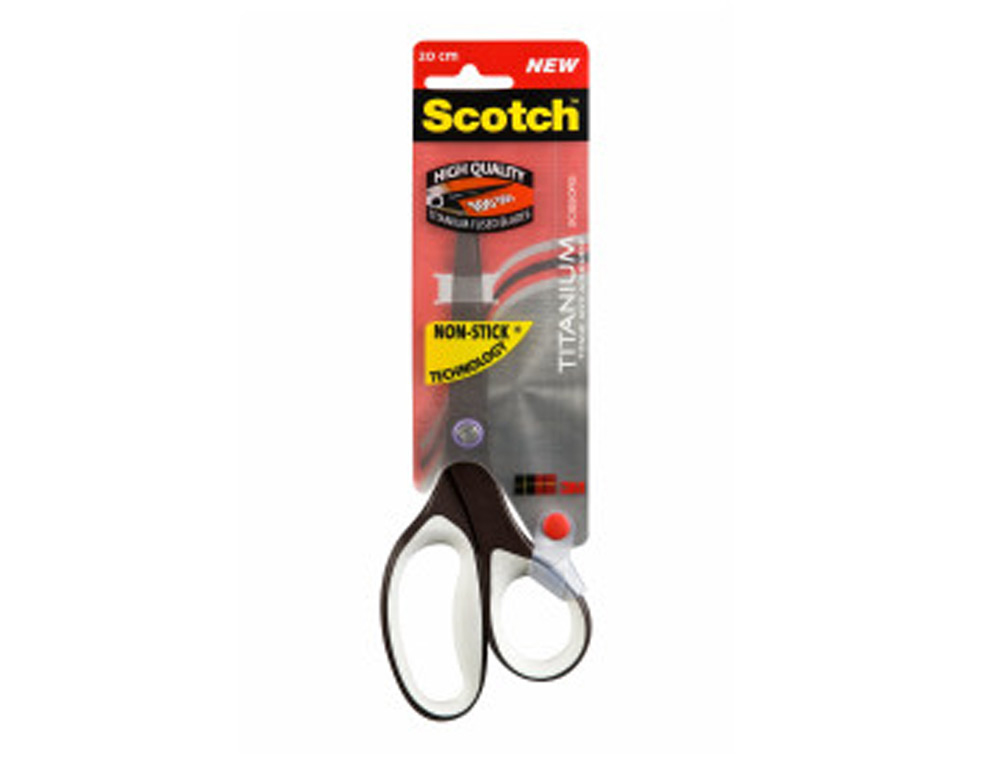 Tijera oficina scotch 20 cms de titanio fundido antiadherente
