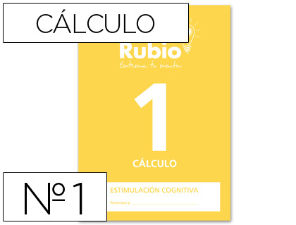 Cuaderno rubio entrena tu mente estimulacion cognitiva calculo 1