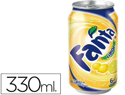 Refresco fanta limon lata 330 ml