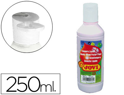 Tempera liquida jovi escolar 250 ml blanco