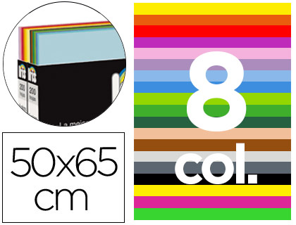 Cartulina guarro 50x65 contenido "a"- expositor sobremesa