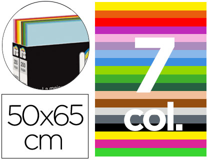 Cartulina guarro 50x65 contenido -b expositor sobremesa